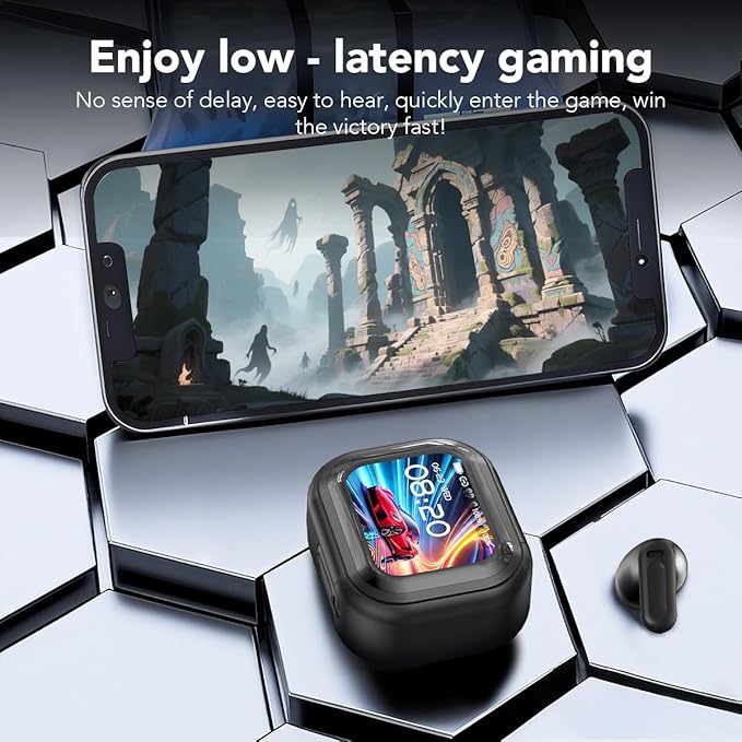 Example productHTC NE20 Translation Bluetooth Earbuds with LED Touchscree in-Ear Earphones for Sports HD Stereo Sound Waterproof