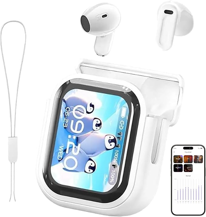 Example productHTC NE20 Translation Bluetooth Earbuds with LED Touchscree in-Ear Earphones for Sports HD Stereo Sound Waterproof