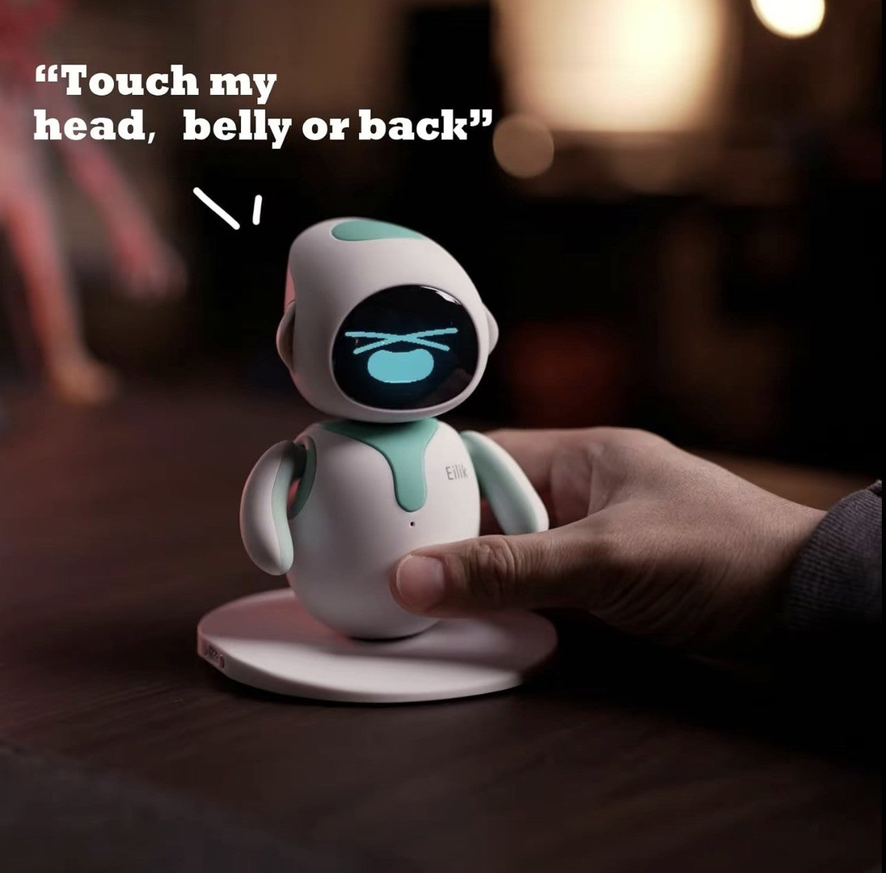 Energize Lab, Eilik – Touch Interactive Toys, Robot Pets with Abundant Emotions. Idle Animations&Mini-Games, Unique Gift for Girls & Boys. Support Update