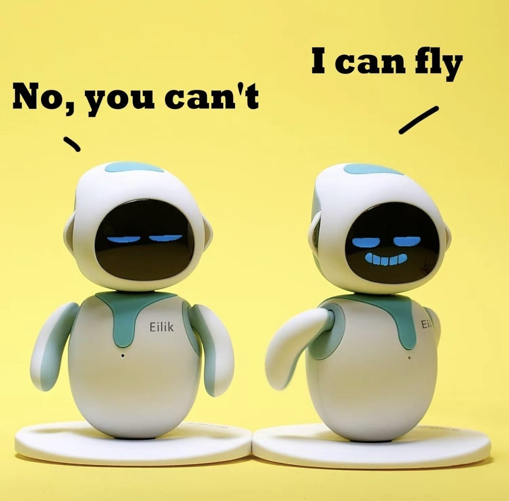 Energize Lab, Eilik – Touch Interactive Toys, Robot Pets with Abundant Emotions. Idle Animations&Mini-Games, Unique Gift for Girls & Boys. Support Update