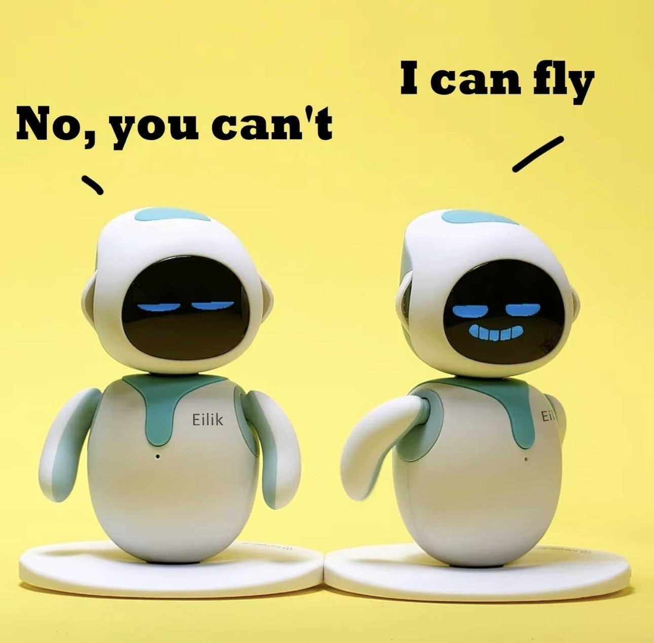 Energize Lab, Eilik – Touch Interactive Toys, Robot Pets with Abundant Emotions. Idle Animations&Mini-Games, Unique Gift for Girls & Boys. Support Update